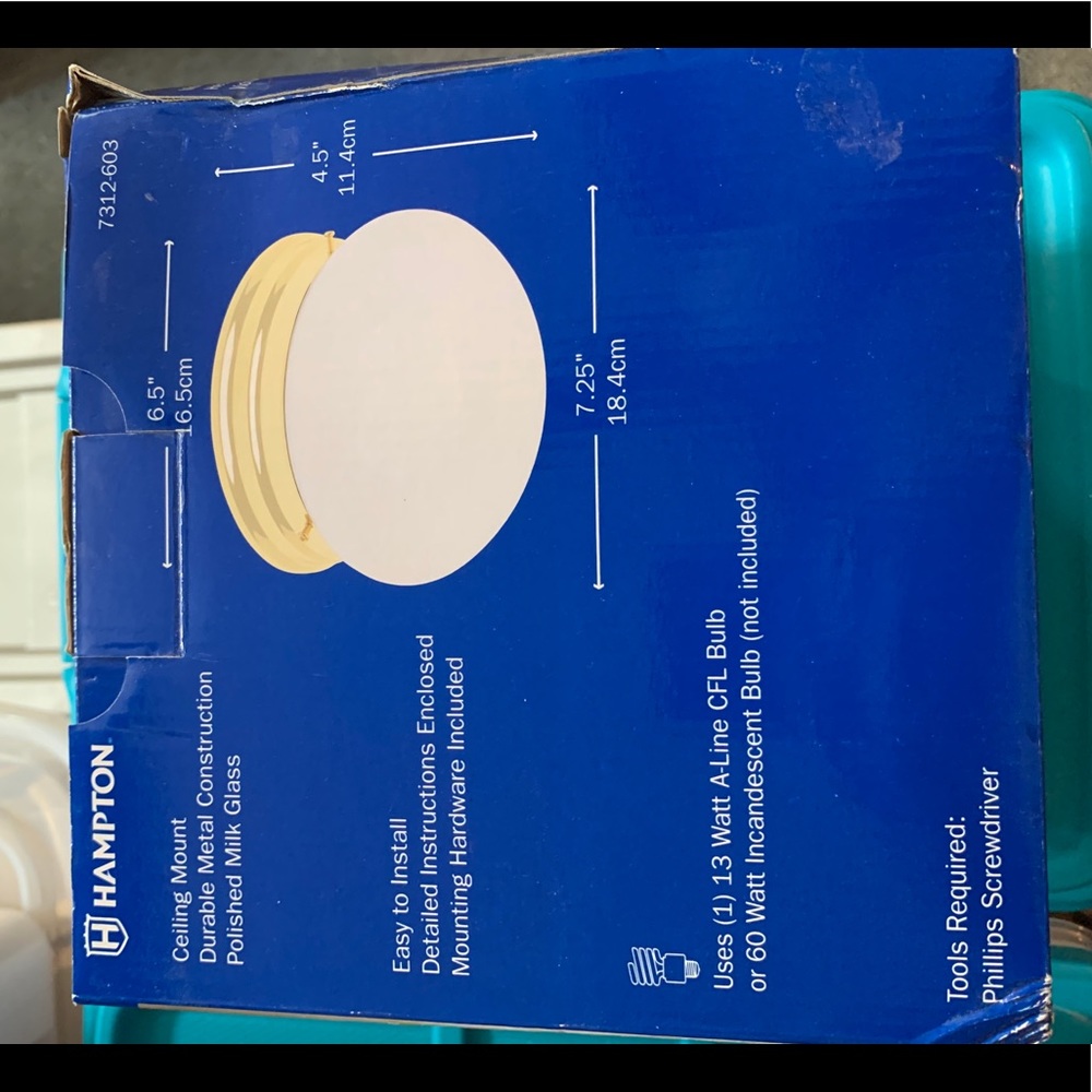 Hampton ceiling light - Picture 4 of 6